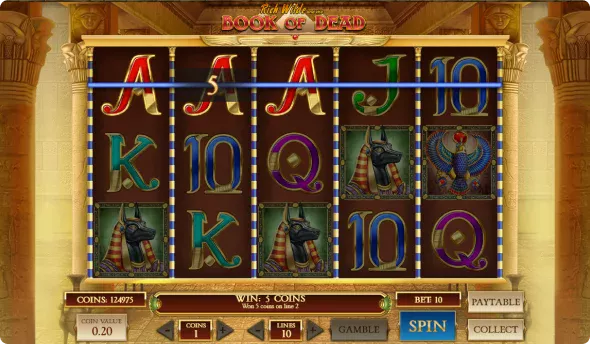 Book of Dead Game Screenshots Book of Dead Game Screenshots