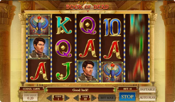 Book of Dead Game Screenshots Book of Dead Game Screenshots